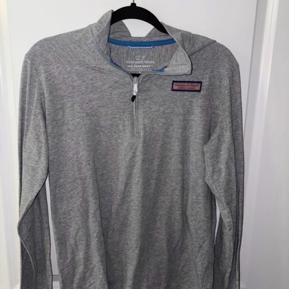 Vineyard Vines Jackets & Blazers - Vineyard Vines Heather Gray Quarter-Zip
